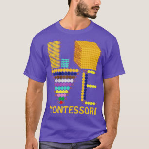 Camiseta Amar la educación de profesores Montessori de vuel