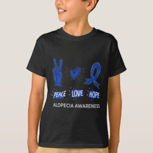 Camiseta Amar la esperanza Alopecia Conciencia Areata Sopor
