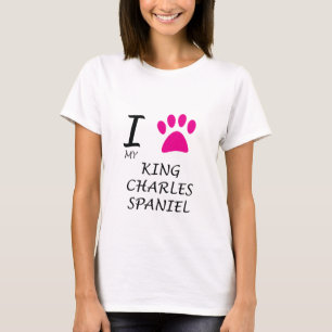 Camiseta Amar la insignia de mi rey Charles Spaniel
