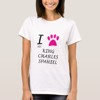 Camiseta Amar la insignia de mi rey Charles Spaniel