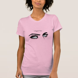 Camiseta Amar la luz azul definido dibujando la mirada feme