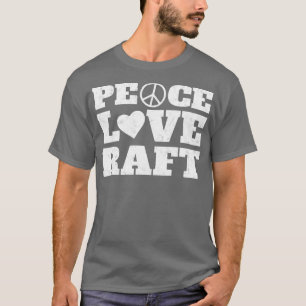 Camiseta Amar la paz rafting lindo regalo agua blanca