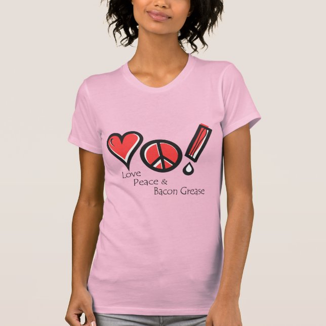 Camiseta Amar la paz y la Grasa (Anverso)