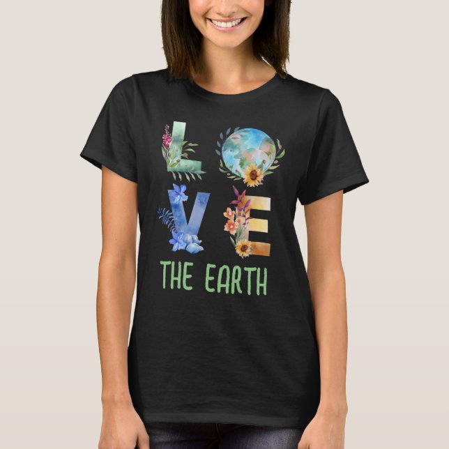 CAMISETA AMAR LA TIERRA  (Anverso)