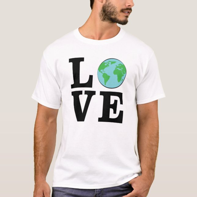 Camiseta Amar la Tierra - Activismo (Anverso)