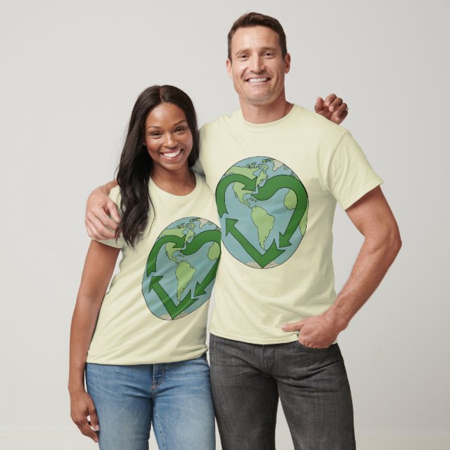 Camiseta Amar la Tierra - ¡Reciclar! (Unisexo)