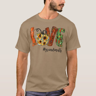 Camiseta Amar La Vida De La Abuela Otoño Caer La Calabaza L