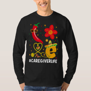 Camiseta Amar la vida del cuidador Cinco De Mayo Fiesta Mex