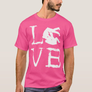 Camiseta Amar las artes marciales Judoist Judokas Lucha con
