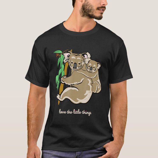 Camiseta Amar las pequeñas cosas que Koala lleva (Anverso)