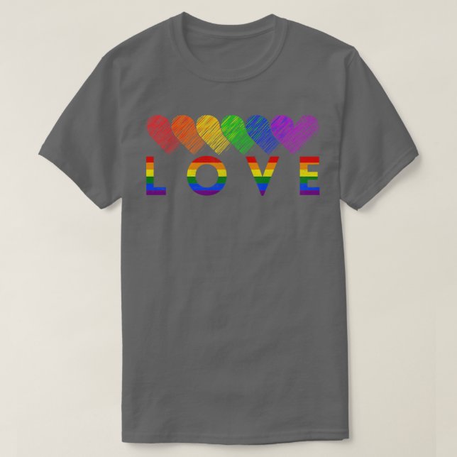 Camiseta Amar LGBT2 (Diseño del anverso)
