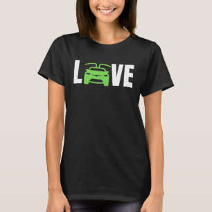 CAMISETA AMAR LOS AUTOS ELÉCTRICOS, AMAR LOS AUTOS, AMAR LO