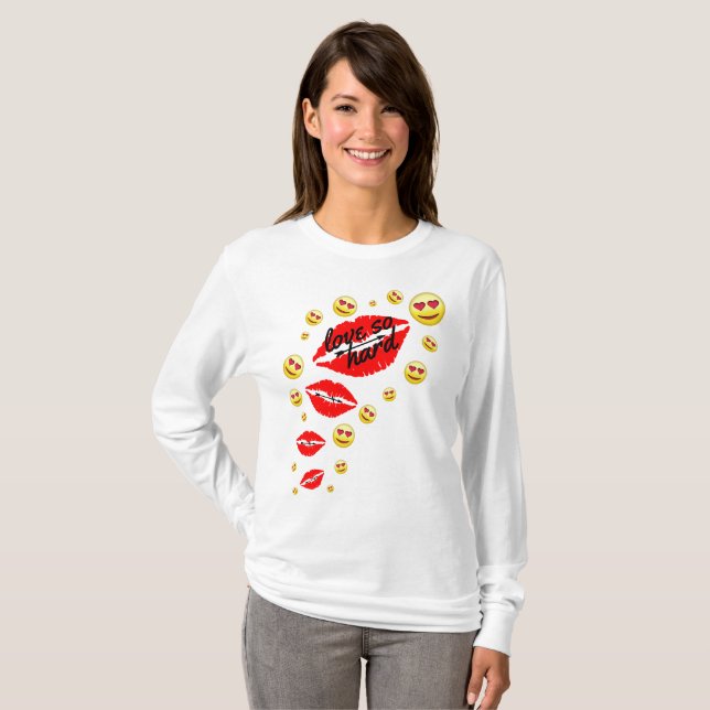 Camiseta Amar los besos tan duros (Anverso completo)