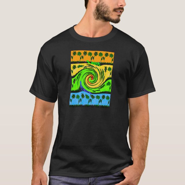 Camiseta Amar los colores de las olas. (Anverso)