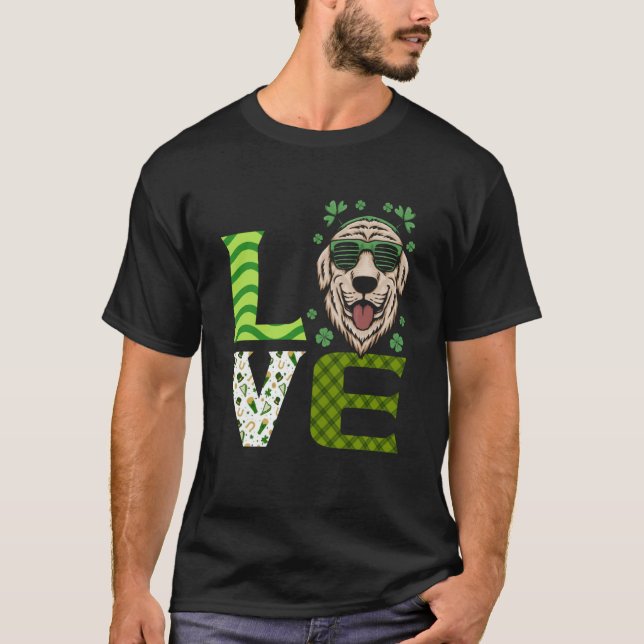 Camiseta Amar los derechos de los animales del perro lindo  (Anverso)