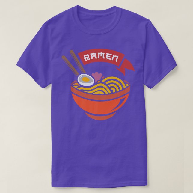Camiseta Amar los fideos japoneses de Ramen Kawaii Anime Fo (Diseño del anverso)