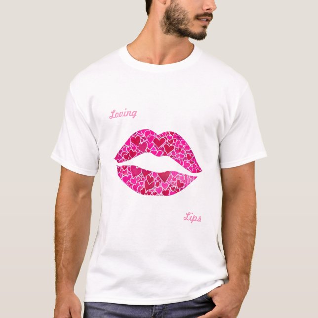 Camiseta Amar los labios 01 (Anverso)