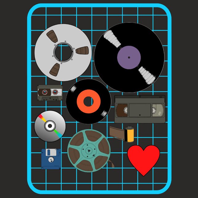 Camiseta Amar los medios físicos (Subido por el creador)