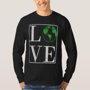 Camiseta Amar Medio Ambiente Naturaleza Planeta Tierra