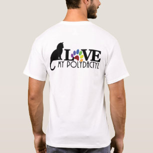 Camiseta AMAR mi polidáctilo (impresión posterior)