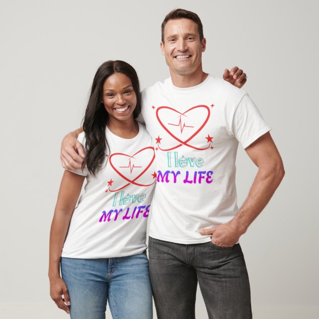 Camiseta amar mi vida (Unisexo)