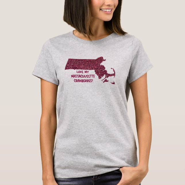 Camiseta Amar mis berries de Massachusetts (Anverso)