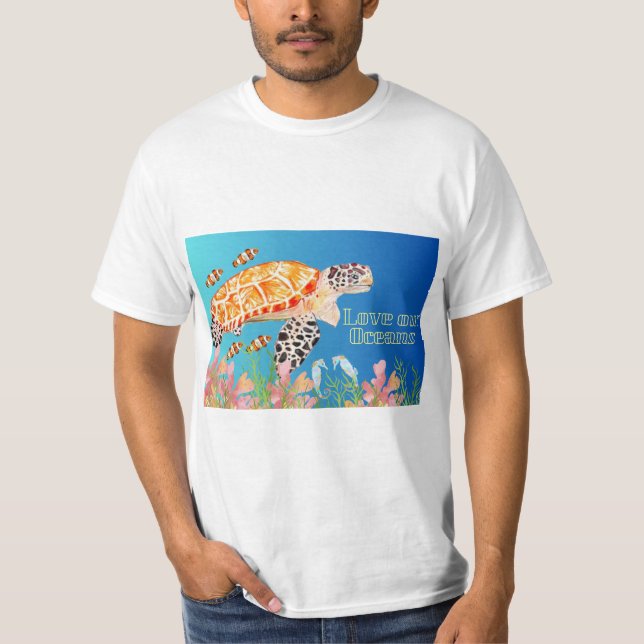 Camiseta Amar nuestros océanos (Anverso)