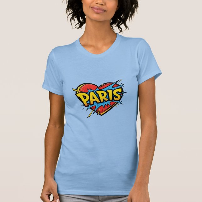 Camiseta Amar París (Anverso)