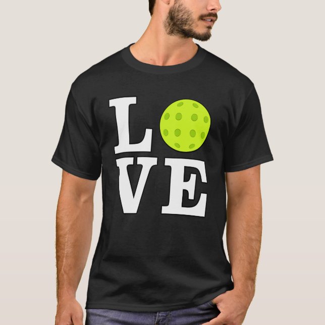 Camiseta Amar Picklebal - Texto Blanco (Anverso)