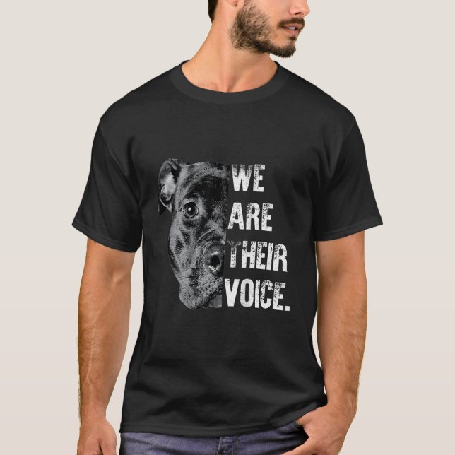 Camiseta Amar Pitbull Somos su voz (Anverso)