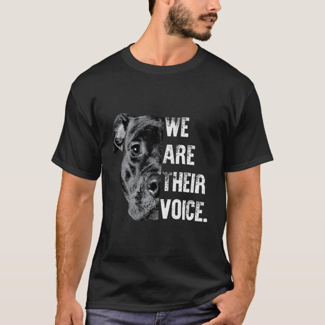 Camiseta Amar Pitbull Somos su voz (Anverso)