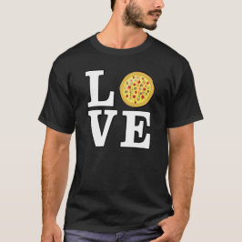 Camiseta Amar Pizza - Divertido