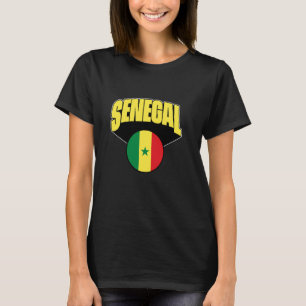 Camiseta Amar Senegal con bandera senegalesa Orgullo Senega