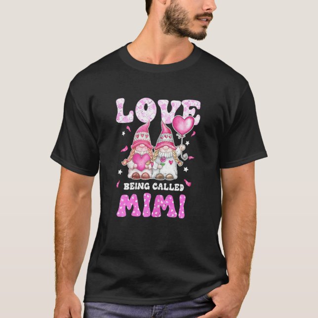 Camiseta Amar ser llamada Mimi Gnomes Abuela y Nietos (Anverso)