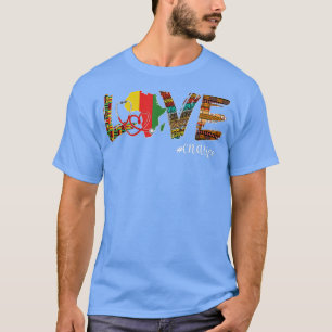 Camiseta Amar Stethoscope Vida CNA Vida Negra Mes de Histor