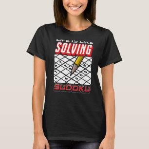Camiseta Amar Sudoku La Vida Es Como Resolver Sudoku