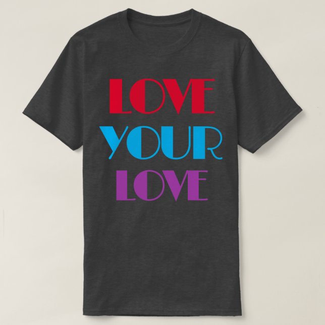 Camiseta Amar tu amor (Diseño del anverso)