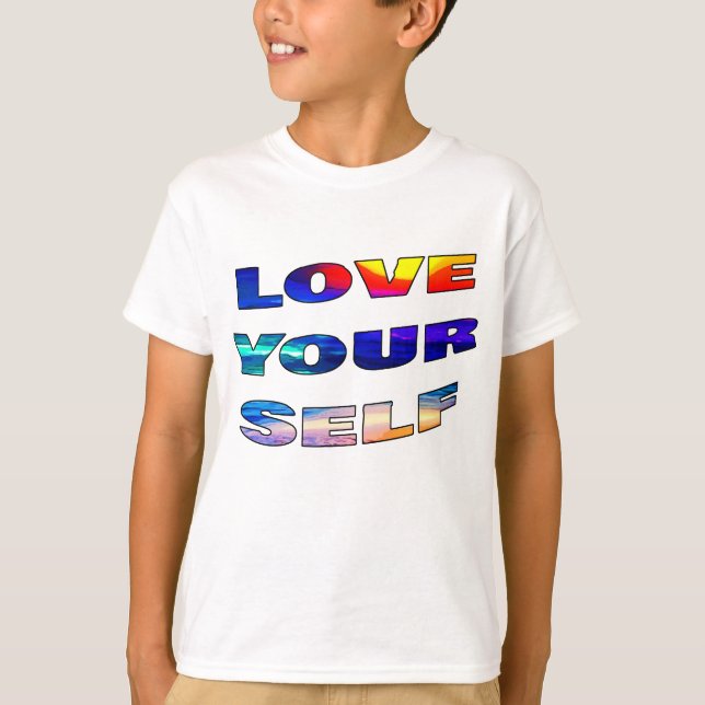 Camiseta Amar tu propio yo - (Anverso)