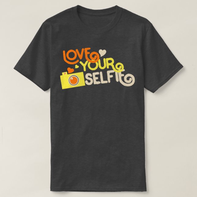 Camiseta Amar tu Selfie (Diseño del anverso)