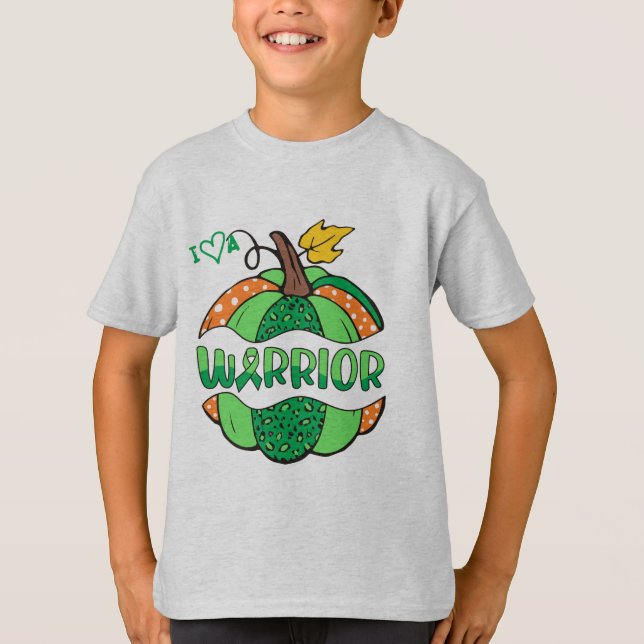 Camiseta Amar una calabaza guerrera - Verde (Anverso)