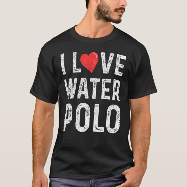 Camiseta Amar Waterpolo Water Ball Water Play Trainer (Anverso)