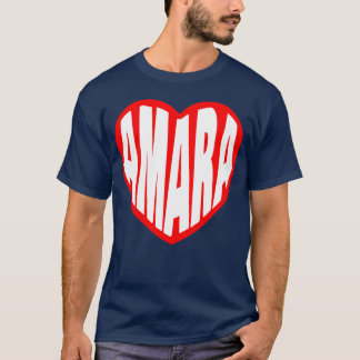 Camiseta Amara en mi corazón regalo