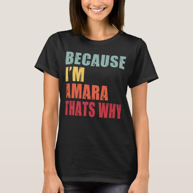 Camiseta Amara Soy Todos hablan de Amara (Anverso)