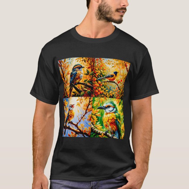 Camiseta amarelinho amazónico (Inezia caudata) a granel (Anverso)