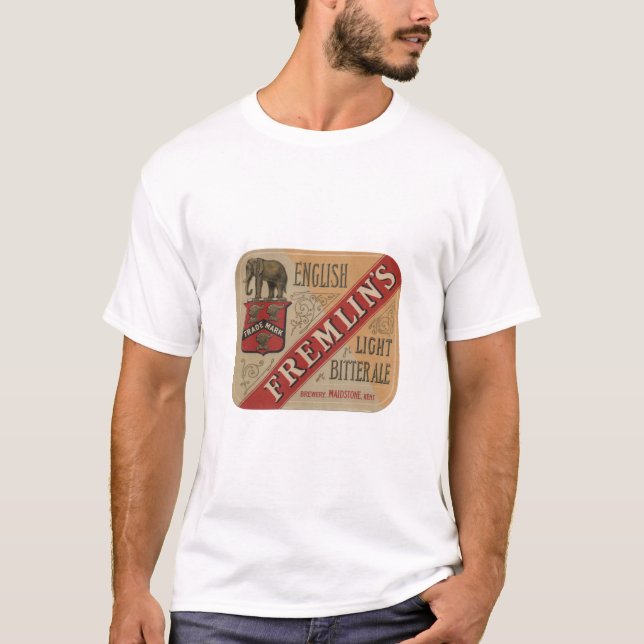 Camiseta amarga ligera de la cerveza inglesa de (Anverso)