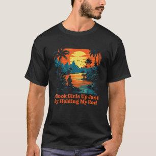 Camiseta Amargo a los Chicas pescando humor divertido de pe