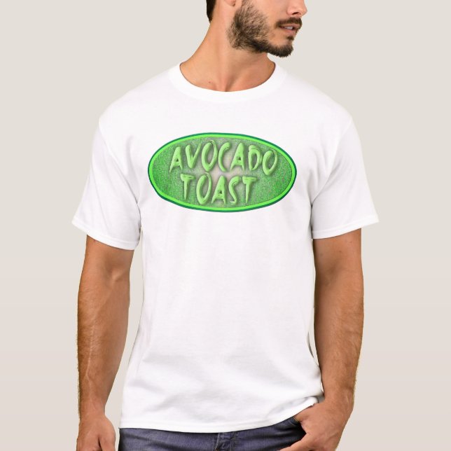 Camiseta Amargo de la tostada de aguacate Amor Estilo de la (Anverso)