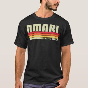 Camiseta AMARI Nombre de regalo Personalizado Funny Retro V