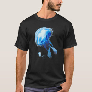 Camiseta Amarilla azul oceánica Hermosa Buceadora