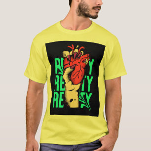 Camiseta amarilla con corazón